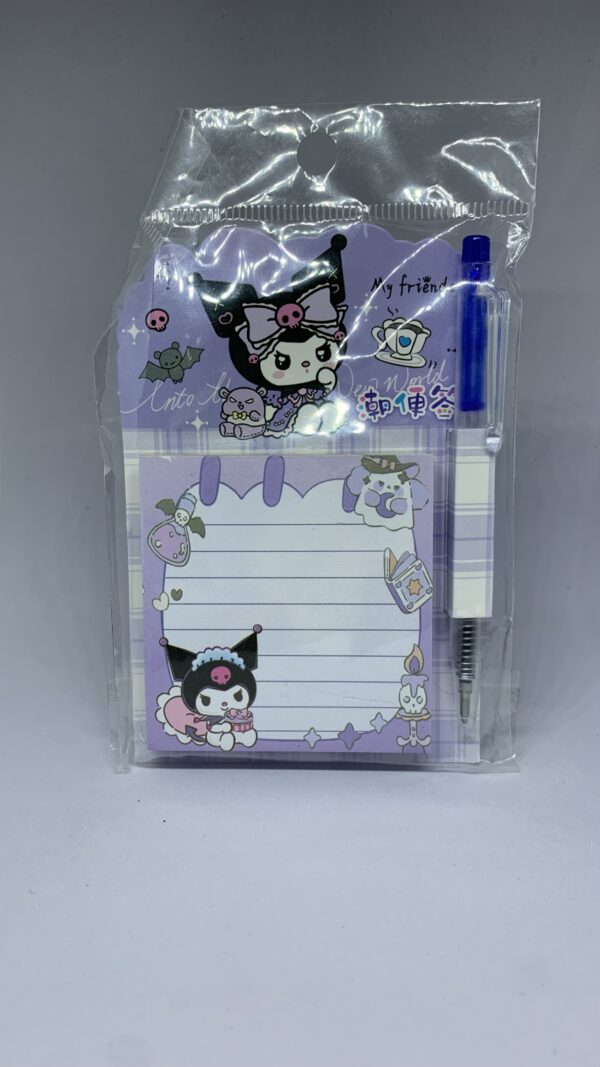 Kit Bloco de Anotações + Canetinha